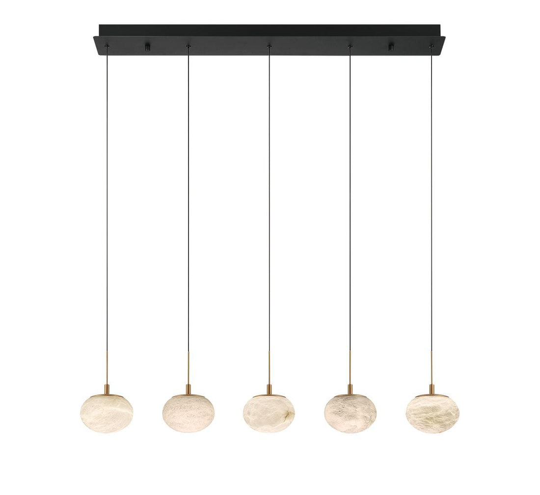 LIB & CO, CALCOLO 5 LIGHT LINEAR LED CHANDELIER, CHANDELIER LIGHT