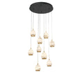 LIB & CO, LUCIDATA 9 LIGHT ROUND LED CHANDELIER, CHANDELIER LIGHT