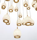 LIB & CO, LUCIDATA 19 LIGHT ROUND LED CHANDELIER, CHANDELIER LIGHT
