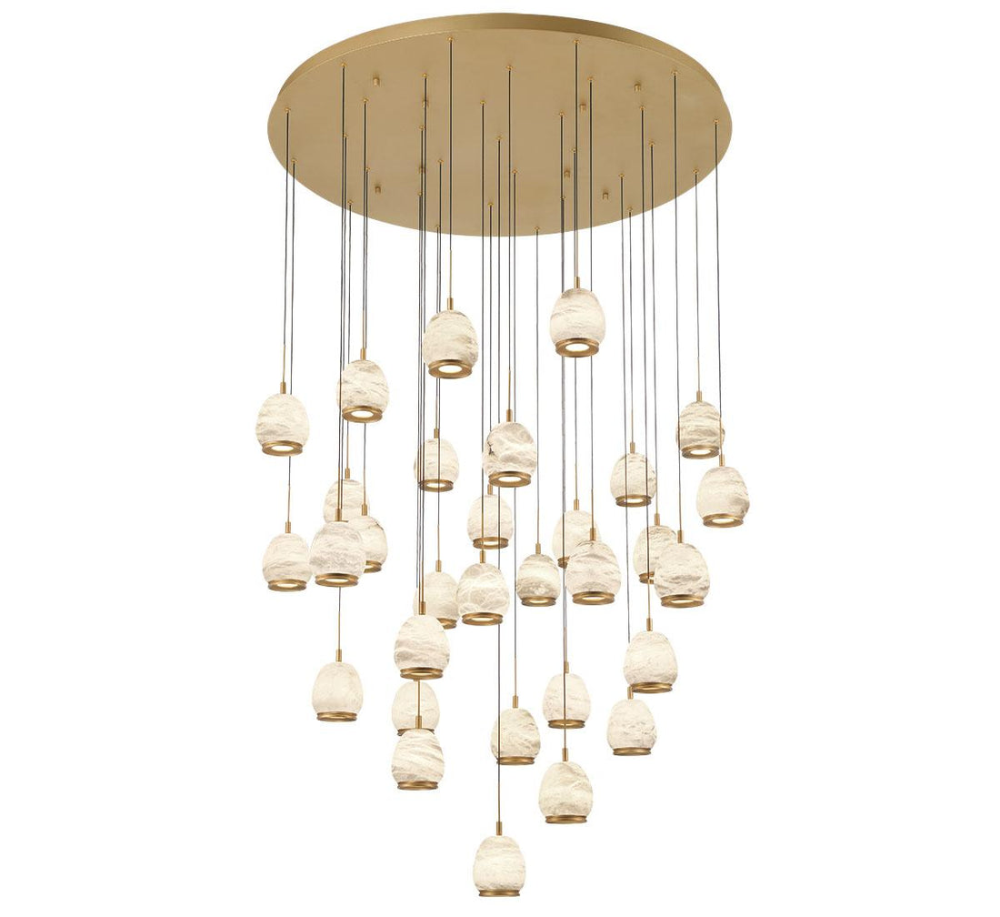 LIB & CO, LUCIDATA 31 LIGHT LED GRAND CHANDELIER, CHANDELIER LIGHT