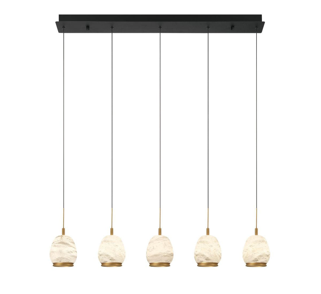 LIB & CO, LUCIDATA 5 LIGHT LINEAR LED CHANDELIER, CHANDELIER LIGHT