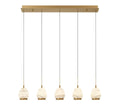 LIB & CO, LUCIDATA 5 LIGHT LINEAR LED CHANDELIER, CHANDELIER LIGHT