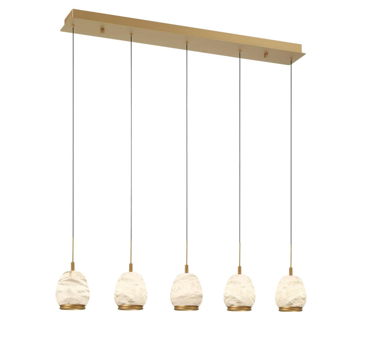 LIB & CO, LUCIDATA 5 LIGHT LINEAR LED CHANDELIER, CHANDELIER LIGHT
