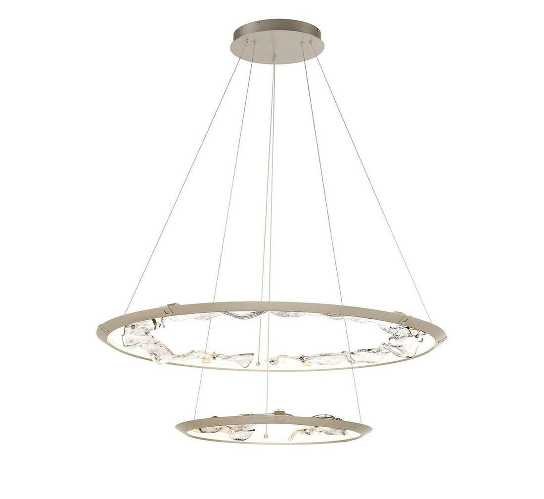 LIB & CO, NETTUNO 2 TIER LED CHANDELIER, CHANDELIER LIGHT