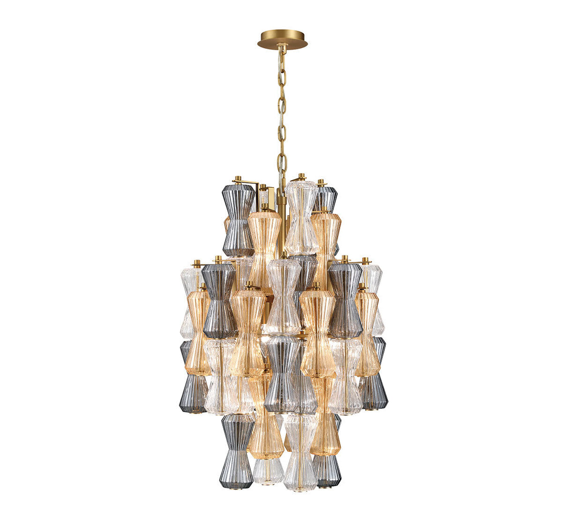 LIB & CO, VENETO 8 LIGHT CHANDELIER, CHANDELIER LIGHT