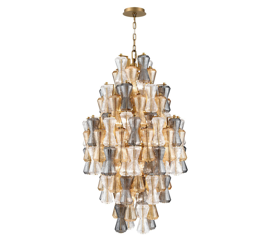 LIB & CO, VENETO 20 LIGHT CHANDELIER, CHANDELIER LIGHT