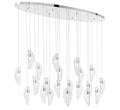 LIB & CO, SORRENTO 22 LIGHT OVAL LED CHANDELIER, CHANDELIER LIGHT