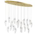 LIB & CO, SORRENTO 22 LIGHT OVAL LED CHANDELIER, CHANDELIER LIGHT
