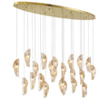 LIB & CO, SORRENTO 22 LIGHT OVAL LED CHANDELIER, CHANDELIER LIGHT