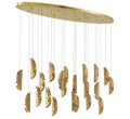 LIB & CO, SORRENTO 22 LIGHT OVAL LED CHANDELIER, CHANDELIER LIGHT