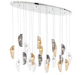 LIB & CO, SORRENTO 22 LIGHT OVAL LED CHANDELIER, CHANDELIER LIGHT