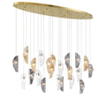LIB & CO, SORRENTO 22 LIGHT OVAL LED CHANDELIER, CHANDELIER LIGHT