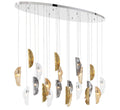 LIB & CO, SORRENTO 22 LIGHT OVAL LED CHANDELIER, CHANDELIER LIGHT