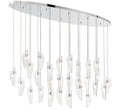 LIB & CO, SORRENTO 28 LIGHT OVAL LED CHANDELIER, CHANDELIER LIGHT