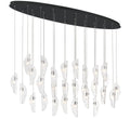 LIB & CO, SORRENTO 28 LIGHT OVAL LED CHANDELIER, CHANDELIER LIGHT