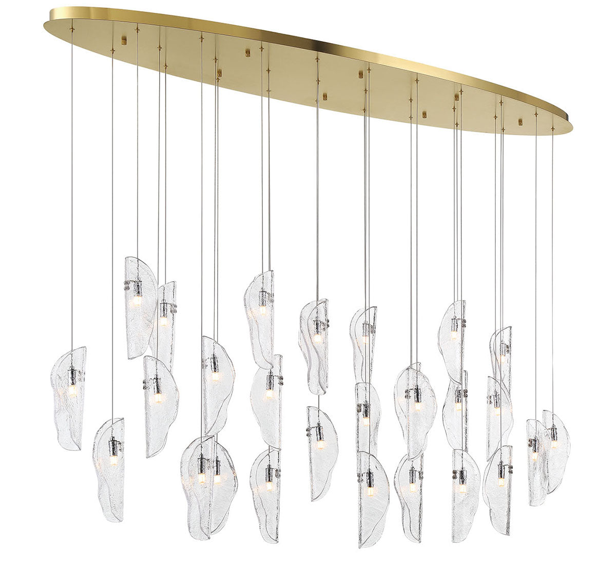 LIB & CO, SORRENTO 28 LIGHT OVAL LED CHANDELIER, CHANDELIER LIGHT