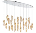 LIB & CO, SORRENTO 28 LIGHT OVAL LED CHANDELIER, CHANDELIER LIGHT