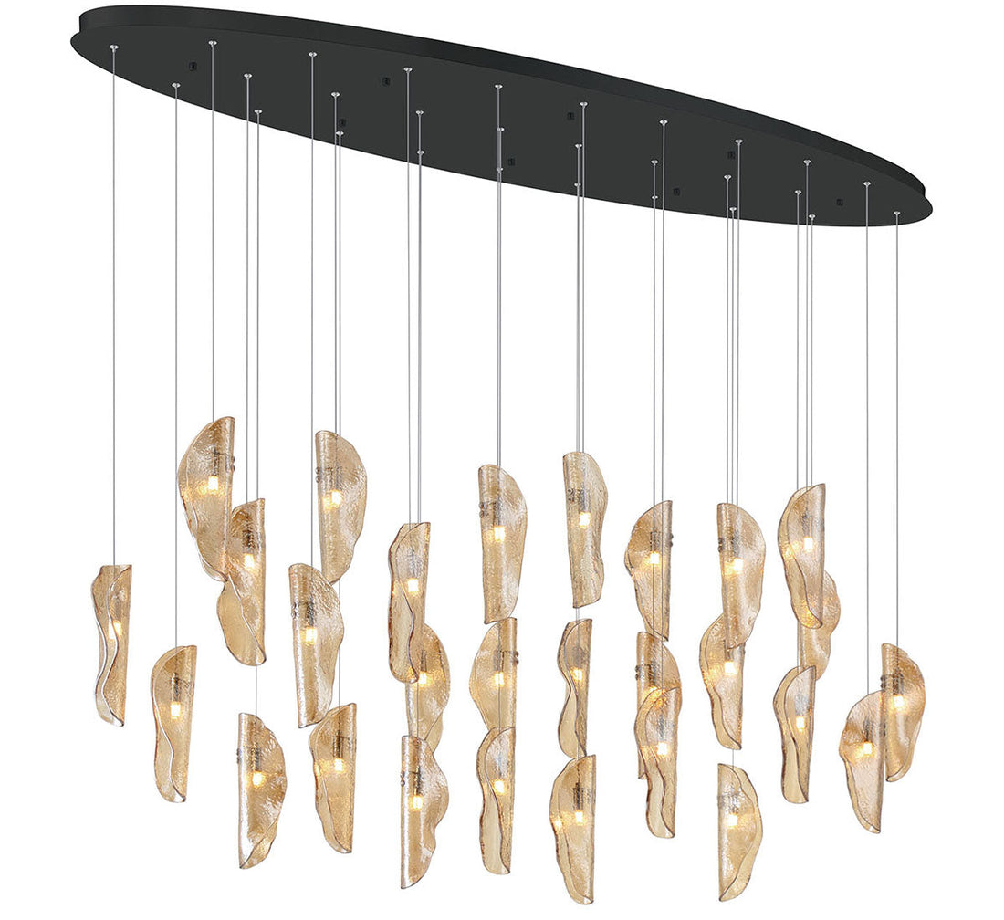 LIB & CO, SORRENTO 28 LIGHT OVAL LED CHANDELIER, CHANDELIER LIGHT