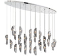 LIB & CO, SORRENTO 28 LIGHT OVAL LED CHANDELIER, CHANDELIER LIGHT