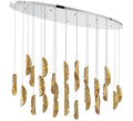 LIB & CO, SORRENTO 28 LIGHT OVAL LED CHANDELIER, CHANDELIER LIGHT