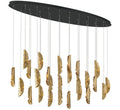 LIB & CO, SORRENTO 28 LIGHT OVAL LED CHANDELIER, CHANDELIER LIGHT