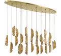 LIB & CO, SORRENTO 28 LIGHT OVAL LED CHANDELIER, CHANDELIER LIGHT