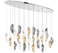 LIB & CO, SORRENTO 28 LIGHT OVAL LED CHANDELIER, CHANDELIER LIGHT