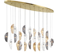 LIB & CO, SORRENTO 28 LIGHT OVAL LED CHANDELIER, CHANDELIER LIGHT