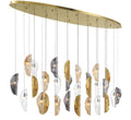LIB & CO, SORRENTO 28 LIGHT OVAL LED CHANDELIER, CHANDELIER LIGHT