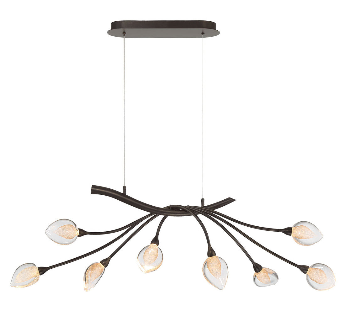 LIB & CO, MODENA 8 LIGHT OVAL LED CHANDELIER, CHANDELIER LIGHT