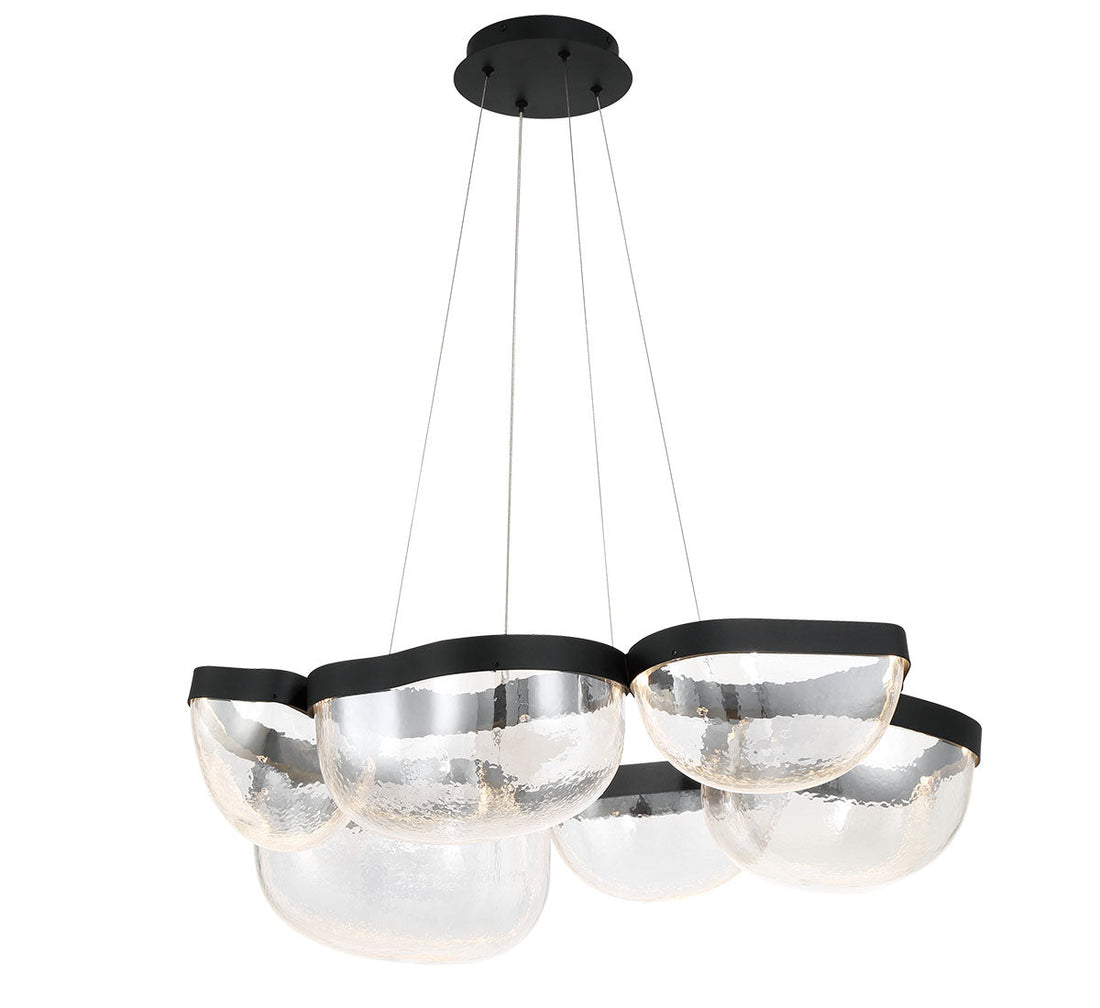 LIB & CO, AVEAH 6 LIGHT LED CHANDELIER, CHANDELIER LIGHT