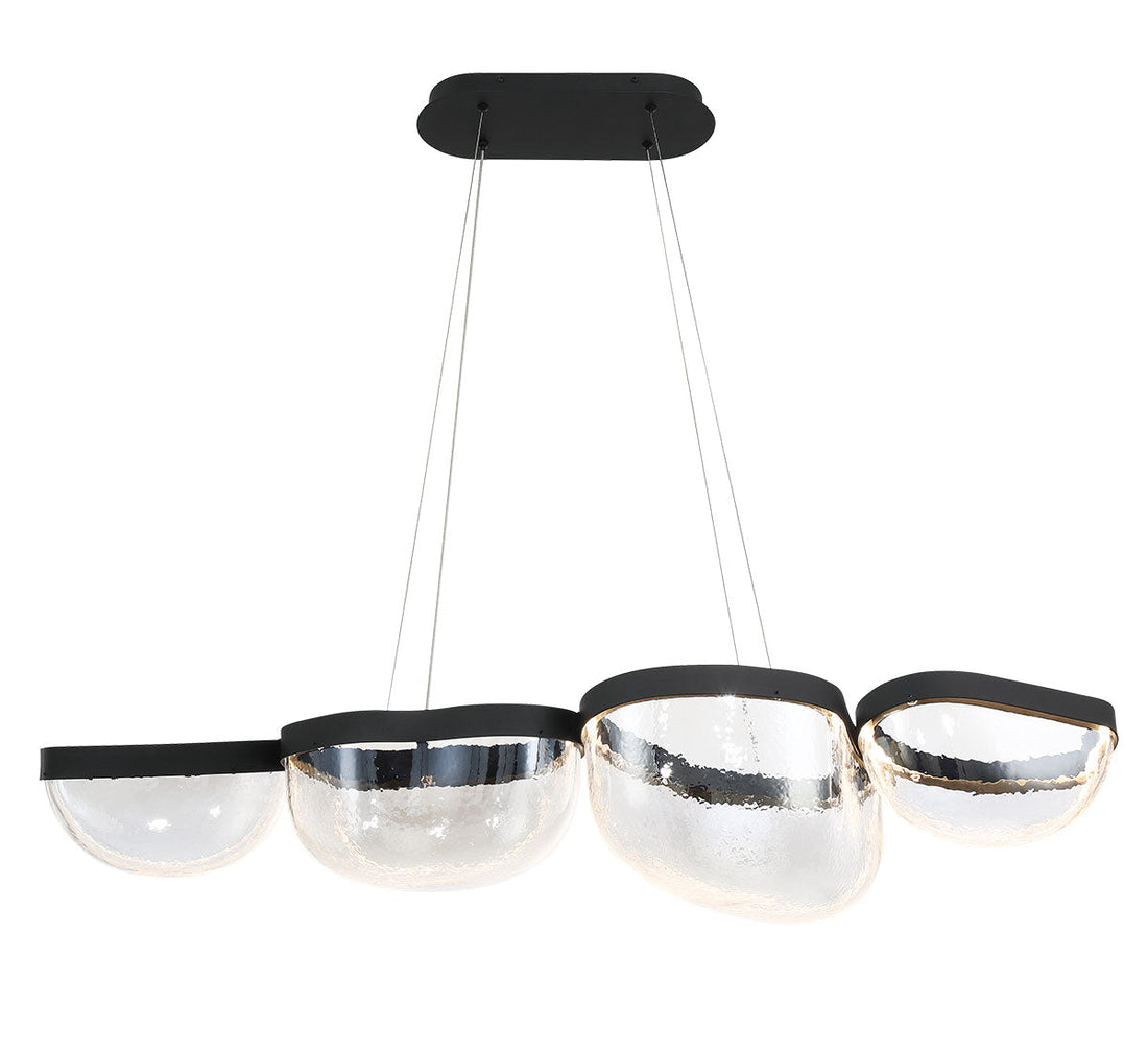 LIB & CO, AVEAH 4 LIGHT LINEAR LED CHANDELIER, CHANDELIER LIGHT