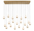 LIB & CO, BAVENO 20 LIGHT RECTANGULAR LED CHANDELIER, CHANDELIER LIGHT