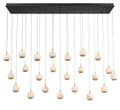LIB & CO, BAVENO 23 LIGHT RECTANGULAR LED CHANDELIER, CHANDELIER LIGHT