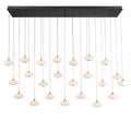 LIB & CO, ADELFIA 23 LIGHT RECTANGULAR LED CHANDELIER, CHANDELIER LIGHT
