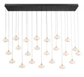 LIB & CO, ADELFIA 23 LIGHT RECTANGULAR LED CHANDELIER, CHANDELIER LIGHT