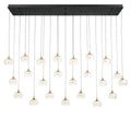 LIB & CO, MANAROLA 23 LIGHT RECTANGULAR LED CHANDELIER, CHANDELIER LIGHT