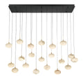 LIB & CO, CALCOLO 20 LIGHT RECTANGULAR LED CHANDELIER, CHANDELIER LIGHT