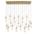 LIB & CO, VERONA 20 LIGHT RECTANGULAR LED CHANDELIER, CHANDELIER LIGHT