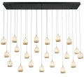 LIB & CO, LUCIDATA 23 LIGHT RECTANGULAR LED CHANDELIER, CHANDELIER LIGHT