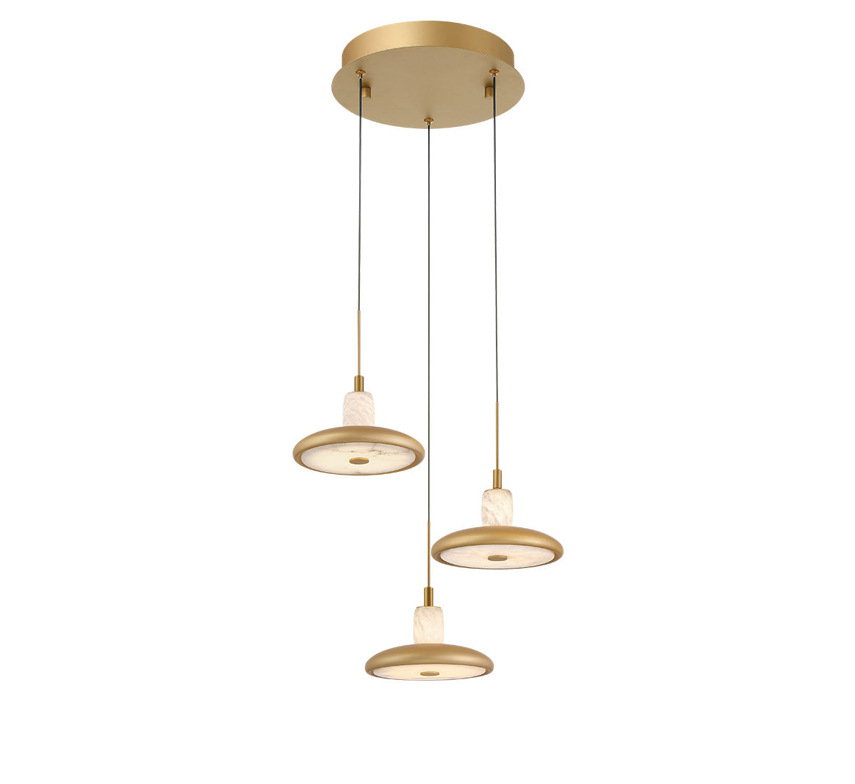 LIB & CO, MANTOVA 3 LIGHT LED PENDANT, PENDANT LIGHT