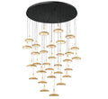 LIB & CO, MANTOVA 31 LIGHT ROUND LED CHANDELIER, CHANDELIER LIGHT