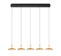 LIB & CO, MANTOVA 5 LIGHT LINEAR LED CHANDELIER, CHANDELIER LIGHT