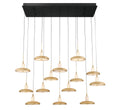 LIB & CO, MANTOVA 14 LIGHT RECTANGULAR LED CHANDELIER, CHANDELIER LIGHT