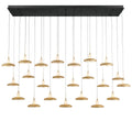 LIB & CO, MANTOVA 23 LIGHT RECTANGULAR LED CHANDELIER, CHANDELIER LIGHT