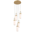 LIB & CO, VERONA 5 LIGHT ROUND LED CHANDELIER, CHANDELIER LIGHT