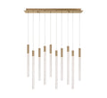 LIB & CO, GRAVINA 10 LIGHT RECTANGULAR LED CHANDELIER, CHANDELIER LIGHT