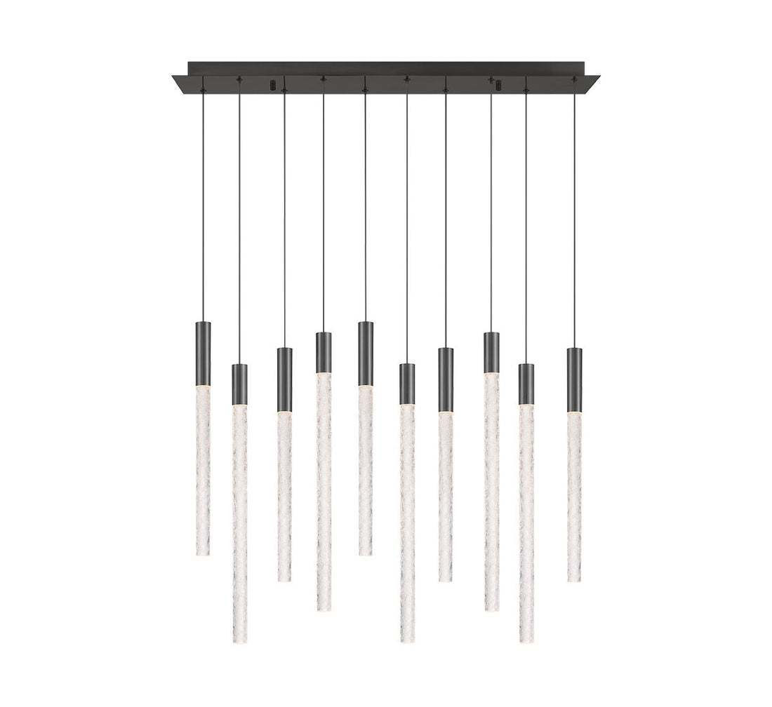 LIB & CO, GRAVINA 10 LIGHT RECTANGULAR LED CHANDELIER, CHANDELIER LIGHT