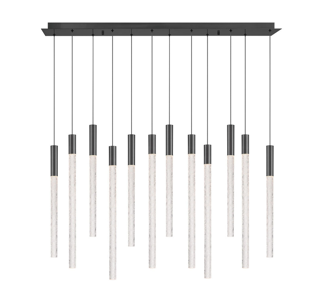 LIB & CO, GRAVINA 12 LIGHT RECTANGULAR LED CHANDELIER, CHANDELIER LIGHT