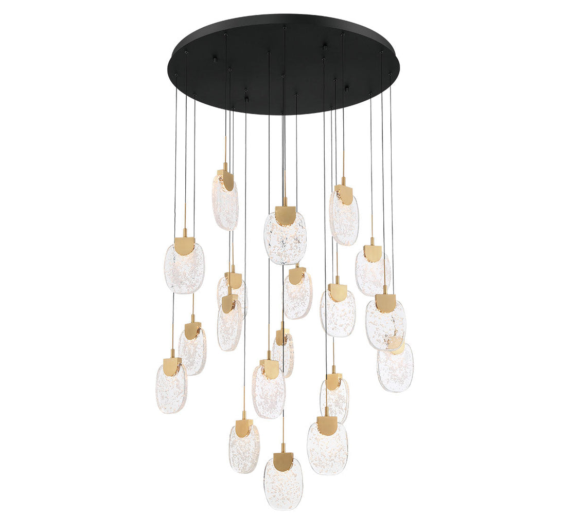 LIB & CO, CASTELO 19 LIGHT ROUND LED CHANDELIER, CHANDELIER LIGHT